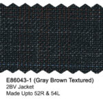 Gray Brown Textured E86043-1 Enzo Tovare Jacket