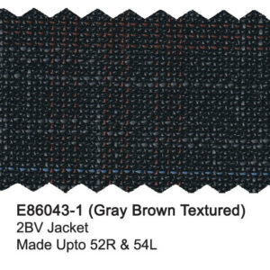 Gray Brown Textured E86043-1 Enzo Tovare Jacket