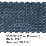 Blue Sharkskin GS79772-1 Giorgio Fiorelli Stretch Suit