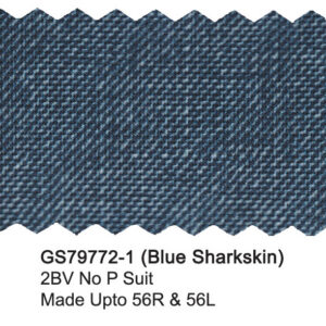 Blue Sharkskin GS79772-1 Giorgio Fiorelli Stretch Suit