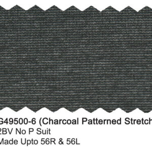 Charcoal Patterned G49500-6 Giorgio Fiorelli Stretch Suit