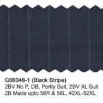Black Stripe G66046-1 Giorgio Fiorelli Suit