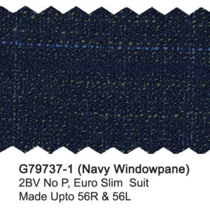 Navy Windowpane G79737-1 Giorgio Fiorelli Suit