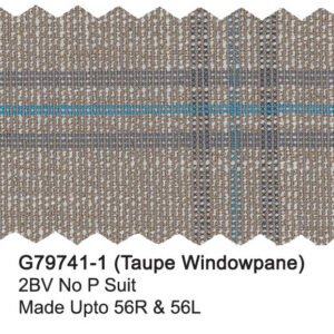 Taupe Windowpane G79741-1 Giorgio Fiorelli Suit