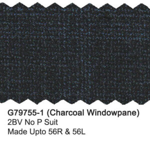Charcoal Windowpane G79755-1 Giorgio Fiorelli Suit