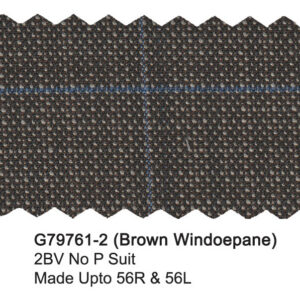 Brown G79761-2 Windowpane Giorgio Fiorelli Suit