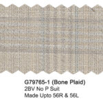 Bone Plaid G79765-1 Giorgio Fiorelli Suit