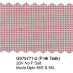 Pink Teak GS79771-2 Giorgio Fiorelli Stretch Comfort Suit