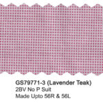 Lavender Teak GS79771-3 Giorgio Fiorelli Stretch Comfort Suit