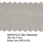 Tan Textured GS79772-2 Giorgio Fiorelli Stretch Suit