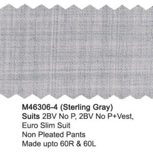 Sterling Gray M46306-4 Wool Mantoni Suit