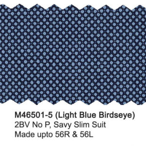 Light Blue Birdseye M46501-5 Wool Mantoni Suit