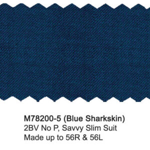 Blue Sharkskin M78200-5 Wool Mantoni Suit