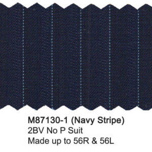 Navy Stripe M87130-1 Wool Mantoni Suit
