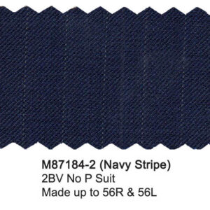 Navy Stripe M87184-2 Wool Mantoni Suit