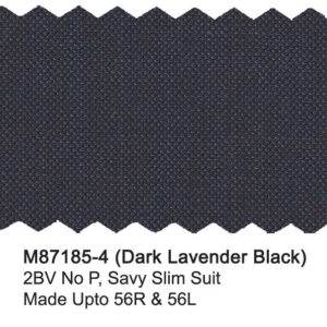Dark Lavender Black M87185-4 Mantoni Suit