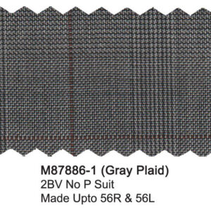 Gray Plaid M87886-1 Mantoni Suit