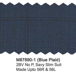 Blue Plaid M87890-1 Mantoni Suit