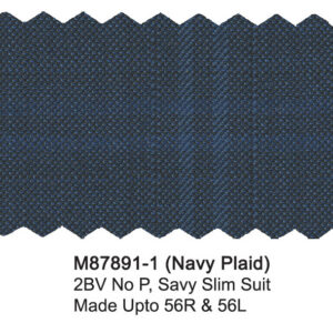 Navy Plaid M87891-1 Mantoni Suit