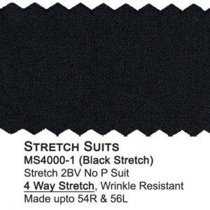 Black MS4000-1 Mantoni Stretch Suit