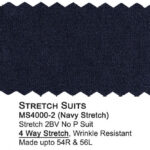 Navy MS4000-2 Mantoni Stretch Suit