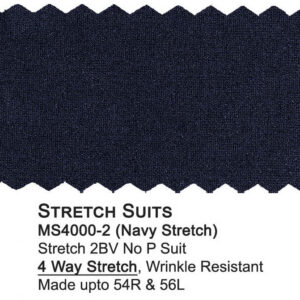 Navy MS4000-2 Mantoni Stretch Suit