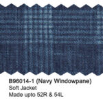 Navy Windowpane B96014-1 Bertolini Jacket