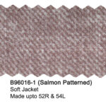 Salmon Patterned B96016-1 Bertolini Jacket