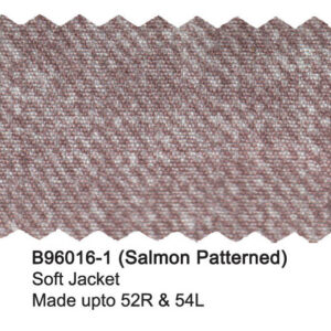 Salmon Patterned B96016-1 Bertolini Jacket