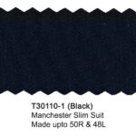 Black T30110-1 Manchester & Tailor Slim Suit