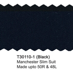 Black T30110-1 Manchester & Tailor Slim Suit
