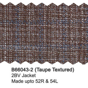 Taupe textured jacket fabric swatch
