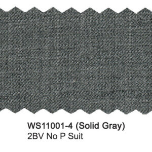 Solid Gray WS11001-4 Woolston Wool Stretch Suit
