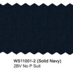 Solid Navy WS11001-2 Woolston Wool Stretch Suit