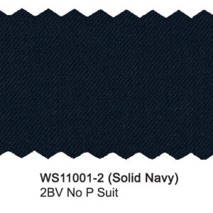 Solid Navy WS11001-2 Woolston Wool Stretch Suit