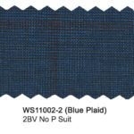 Blue Plaid WS11002-2 Woolston Wool Stretch Suit