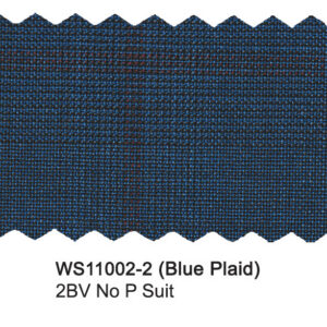 Blue Plaid WS11002-2 Woolston Wool Stretch Suit