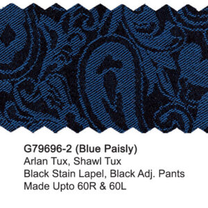 Blue Paisley G79696-2 Giorgio Fiorelli Tuxedo