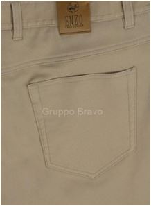 Tan Milan-3 Stretch Enzo Jeans