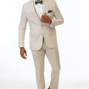 Tan N272 Michael Kors Performance Stretch Wedding Suit